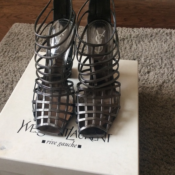 Rare collectors. YSL cage ankle booties - Picture 2 of 5